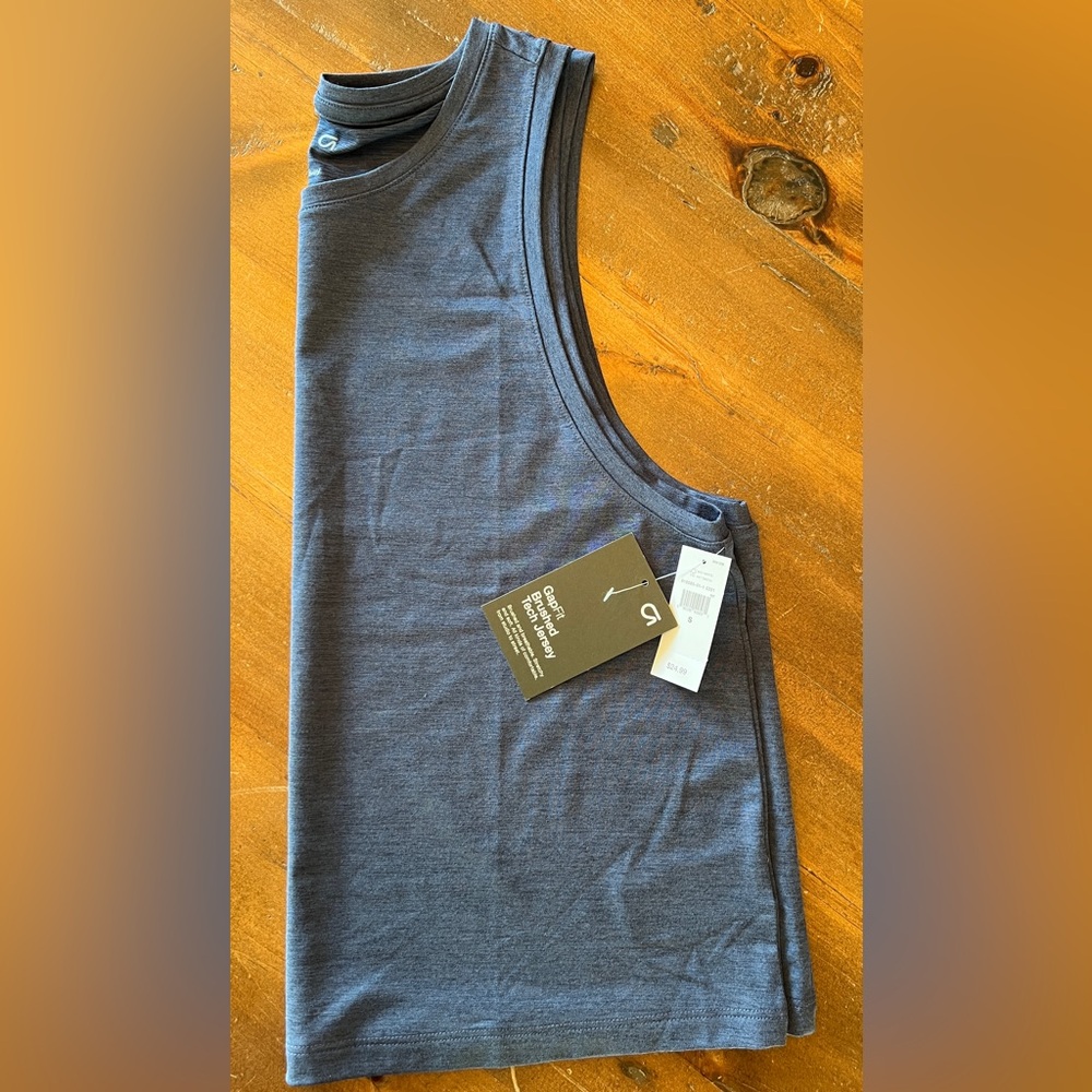 GAPFit Gray Brushed Tech Jersey